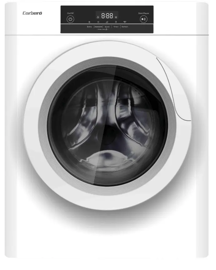 Assecadora compacta CORBERÓ CSM320W – 3 kg – Evacuació – Blanca
