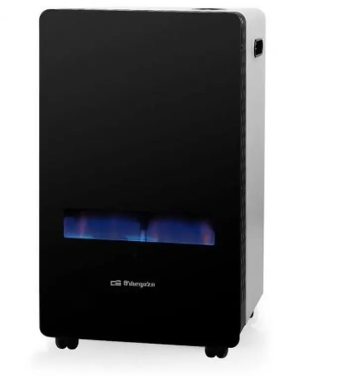 Estufa de gas Orbegozo HBF100 – Flama blava, 3800 W i classe A