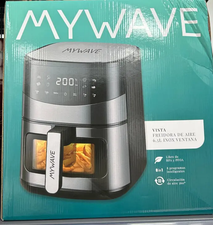 Freidora de Aire MyWave Vista 6.5L Inox