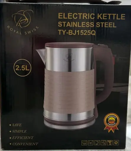 HERVIDOR ELÉCTRICO ROYAL SWISS 2.5L
