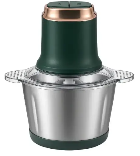 Picadora de Carne y Verduras Royal Swiss 3L de Acero Inoxidable – 400W, 2 Velocidades Ajustables
